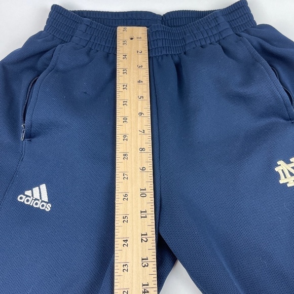 Adidas Climawarm Athletic Jogger Pants Mens XS Blue Notre Dame - Picture 8 of 12